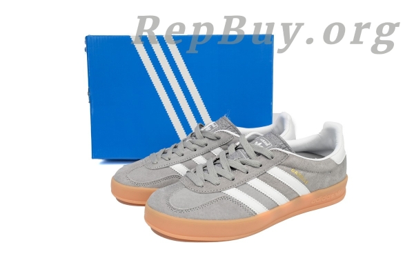 Adidas Gazelle Indoor Grey Three Gum ID0978 - 图片 11