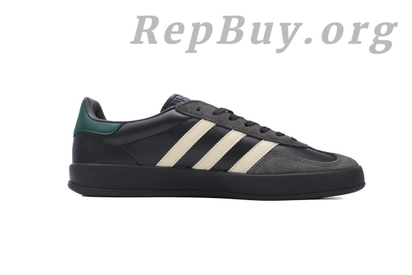 Adidas Gazelle Indoor Leather 'Black Brown Green' IH0374 - 图片 2