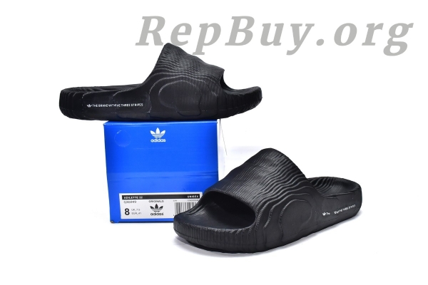 adidas originals Adilette 22 Slides Black GX6949 - 图片 14