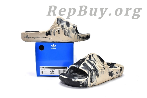 adidas originals Adilette 22 Slides Carbon GX6947 - 图片 13