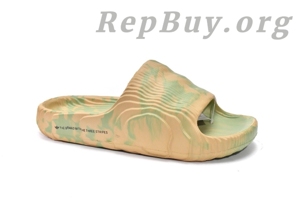 adidas originals Adilette 22 Slides Magic Lime Desert Sand GY1597 - 图片 16