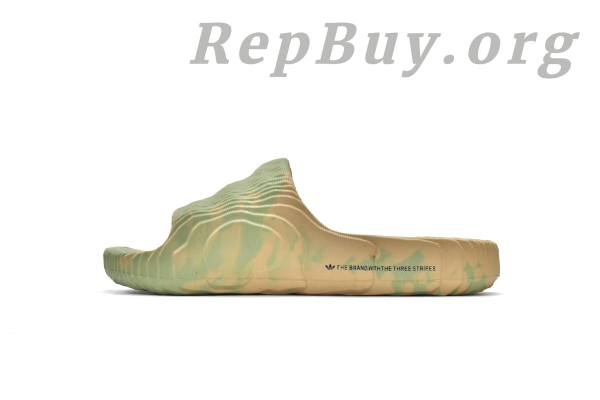 adidas originals Adilette 22 Slides Magic Lime Desert Sand GY1597