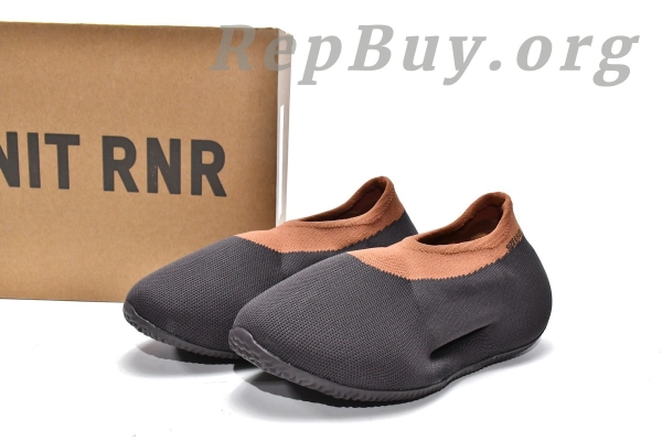 Top Version adidas Yeezy Knit RNR Stone Carbon GY1759 - 图片 19