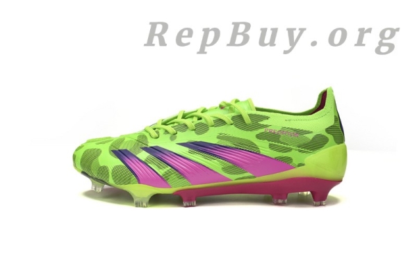 Adidas Predator Mutator 20.1 Low Green Pink Purple IG 8771, high quality replica Adidas Predator, best replica soccer cleats, top copy football shoes, 1:1 quality Adidas cleats, perfect knockoff Predator Mutator, premium fake Adidas shoes, replica IG 8771 with laces