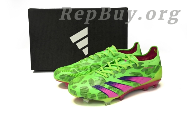 Adidas Predator Mutator 20.1 Low Green Pink Purple IG 8771, high quality replica Adidas Predator, best replica soccer cleats, top copy football shoes, 1:1 quality Adidas cleats, perfect knockoff Predator Mutator, premium fake Adidas shoes, replica IG 8771 with laces