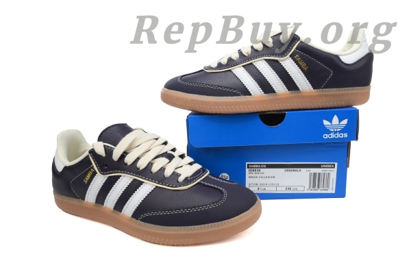 Adidas Samba OG Aura Black Cream White IG6836 - 图片 10