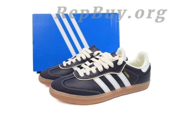 Adidas Samba OG Aura Black Cream White IG6836 - 图片 11