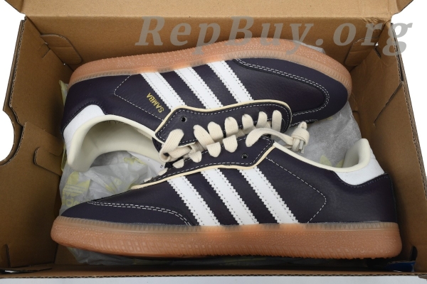 Adidas Samba OG Aura Black Cream White IG6836 - 图片 12