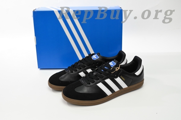 Adidas Samba OG Black White Gum B75807 - 图片 9