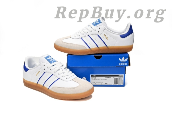 Adidas Samba OG Cloud White Lucid Blue IG2339 - 图片 12
