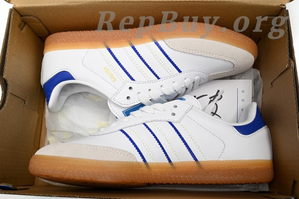 Adidas Samba OG Cloud White Lucid Blue IG2339 - 图片 14