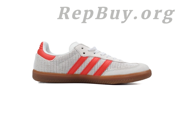Adidas Samba OG Crystal White Preloved Red IG1380 - 图片 2