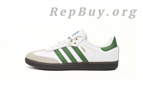 Adidas Samba OG Footwear White Green IG1024