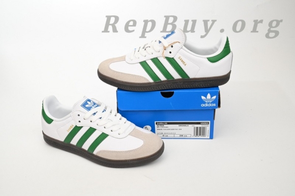 Adidas Samba OG Footwear White Green IG1024 - 图片 12