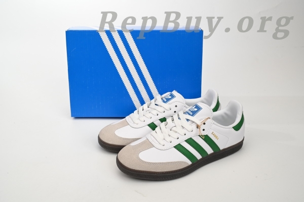 Adidas Samba OG Footwear White Green IG1024 - 图片 13
