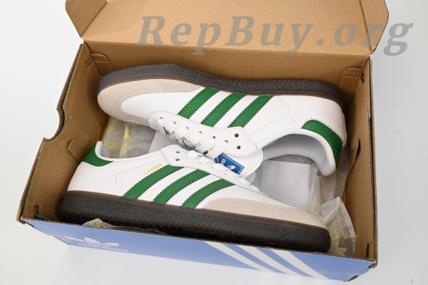 Adidas Samba OG Footwear White Green IG1024 - 图片 14