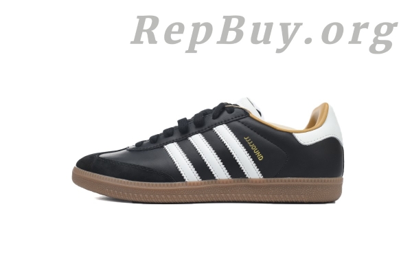 Adidas Samba OG JJJJound Black ID8707, high quality replica Adidas Samba, best replica sneakers, 1:1 copy Adidas shoes, perfect clone JJJJound collab, premium fake Samba OG, top tier rep sneakers, luxury replica black sneakers