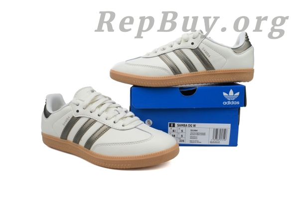 Adidas Samba OG Off White Wonder Gold Metallic IG1964 - 图片 10