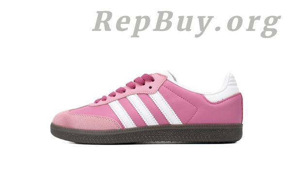 Adidas Samba OG Pink White B75806, high quality replica Adidas Samba, best replica sneakers, 1:1 copy Adidas shoes, perfect clone Samba OG, top tier rep sneakers, premium fake Adidas, luxury replica shoes, exact copy B75806, indistinguishable Samba Pink White