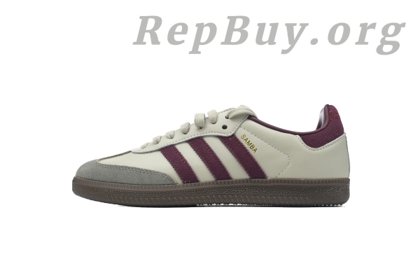 Adidas Samba OG Putty Grey Maroon ID1482