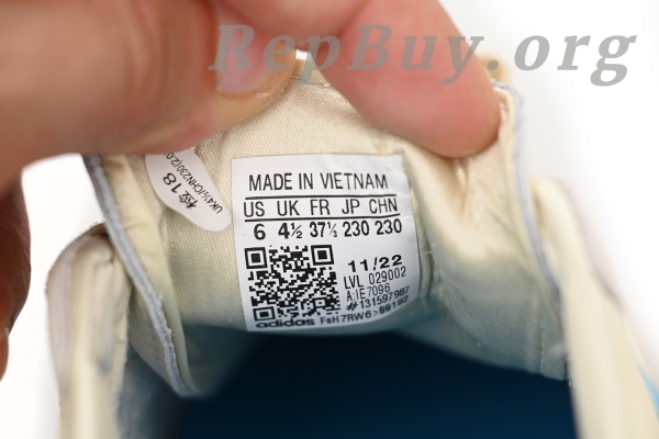 Adidas Samba OG Sporty & Rich Cream Blue IE7096 - 图片 8