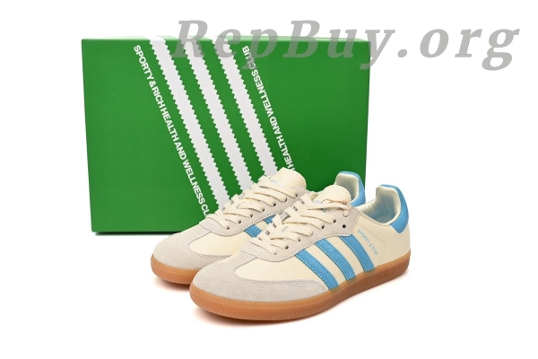 Adidas Samba OG Sporty & Rich Cream Blue IE7096 - 图片 13
