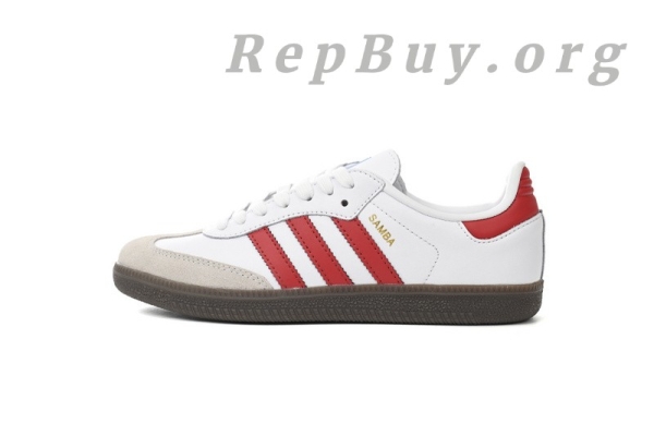 Adidas Samba OG White Better Scarlet IG1025