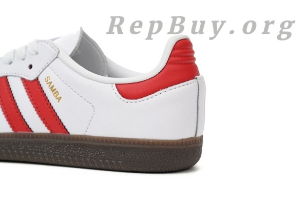 Adidas Samba OG White Better Scarlet IG1025 - 图片 5