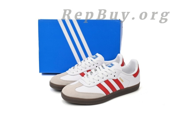 Adidas Samba OG White Better Scarlet IG1025 - 图片 14
