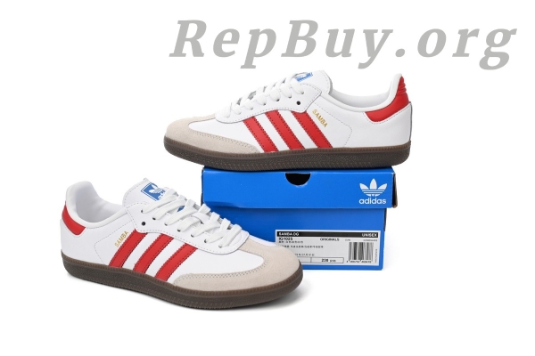 Adidas Samba OG White Better Scarlet IG1025 - 图片 13