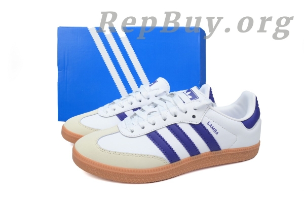 Adidas Samba OG White Energy Ink Gum IF6514 - 图片 11