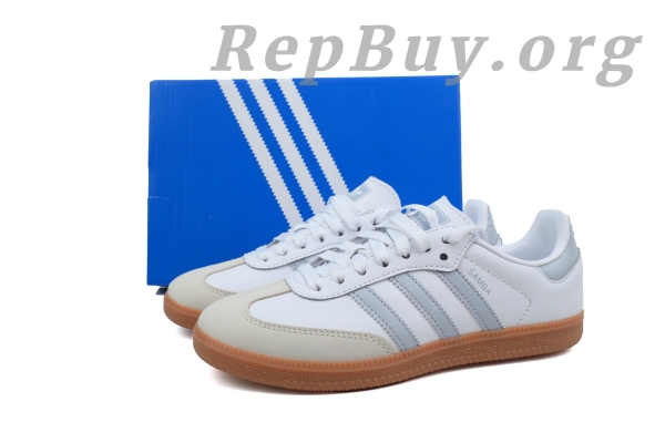 Adidas Samba OG White Halo Blue Gum IE0877 - 图片 11