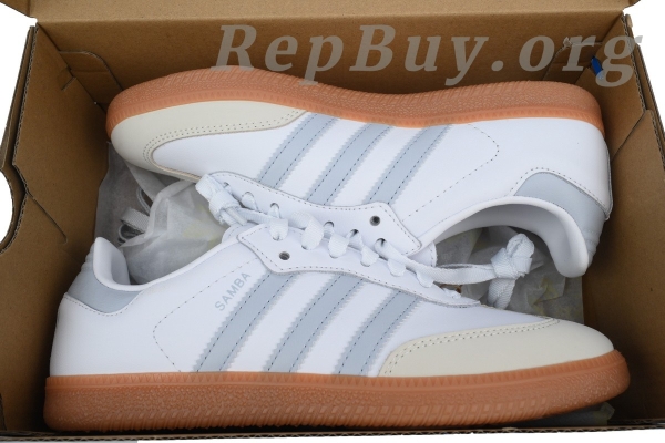 Adidas Samba OG White Halo Blue Gum IE0877 - 图片 12