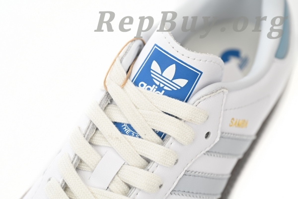 Adidas Samba OG White Halo Blue ID2055 - 图片 7