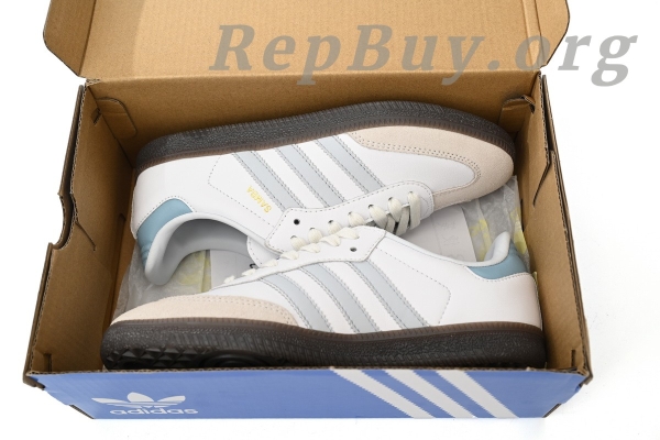 Adidas Samba OG White Halo Blue ID2055 - 图片 14
