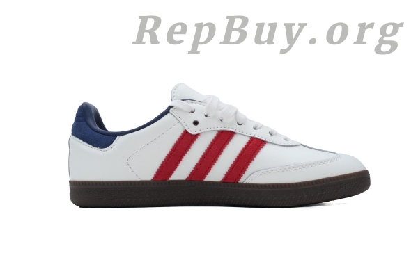 Adidas Samba OG White Victory Red Indigo IH4881 - 图片 2
