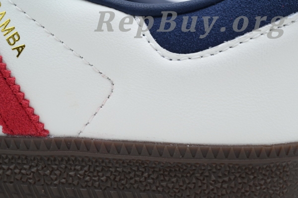 Adidas Samba OG White Victory Red Indigo IH4881 - 图片 5