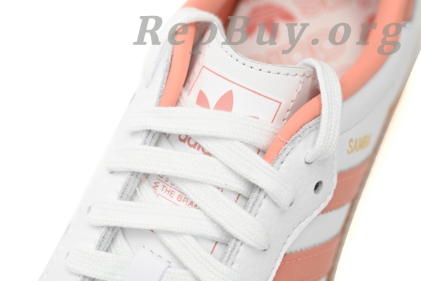 Adidas Samba OG White Wonder Clay Gum (Women's) IG5932 - 图片 3