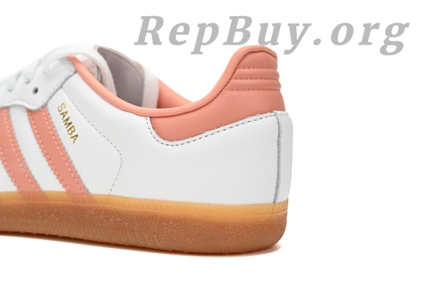 Adidas Samba OG White Wonder Clay Gum (Women's) IG5932 - 图片 5
