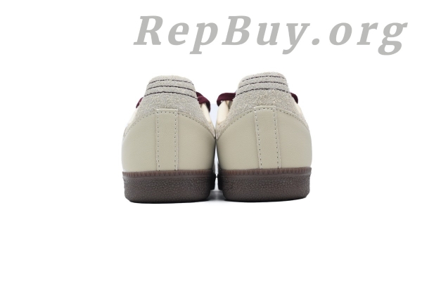 Adidas Samba OG Wonder White Maroon IG1987 - 图片 3
