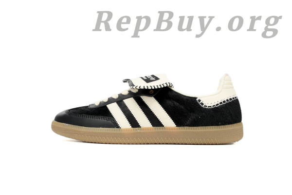 Adidas Samba Pony Tonal Wales Bonner Core Black IE0580, high quality replica Adidas Samba, best replica sneakers, 1:1 copy Adidas shoes, top tier replica Wales Bonner, perfect clone Adidas Samba Pony, premium fake sneakers, luxury replica shoes, indistinguishable Adidas replica