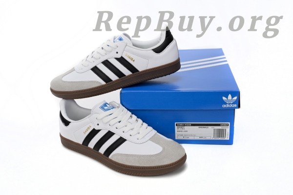 Adidas Samba Vegan White Gum H01877, high quality replica Adidas Samba, best fake Adidas Samba, premium copy Adidas shoes, 1:1 replica sneakers, top tier rep Adidas Samba Vegan, flawless imitation Adidas, exact copy Adidas H01877