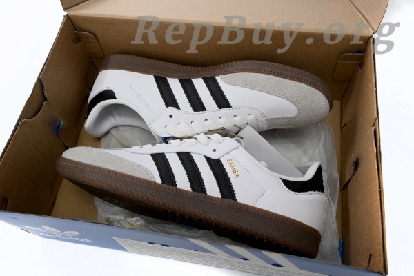 Adidas Samba Vegan White Gum H01877, high quality replica Adidas Samba, best fake Adidas Samba, premium copy Adidas shoes, 1:1 replica sneakers, top tier rep Adidas Samba Vegan, flawless imitation Adidas, exact copy Adidas H01877