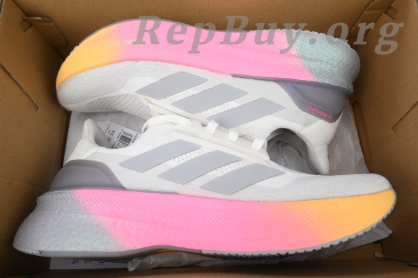 Adidas Ultra Boost 5X Cloud White Halo Silver Lucid Pink IH0636 - 图片 9
