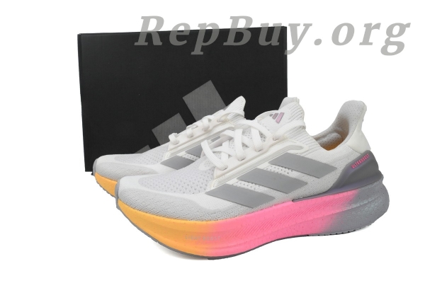 Adidas Ultra Boost 5X Cloud White Halo Silver Lucid Pink IH0636 - 图片 10