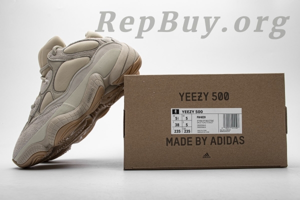 Top Version adidas Yeezy 500 Stone FW4839 - 图片 22