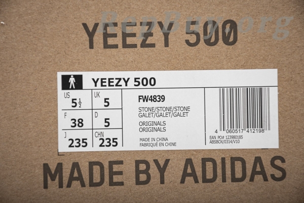 Top Version adidas Yeezy 500 Stone FW4839 - 图片 21