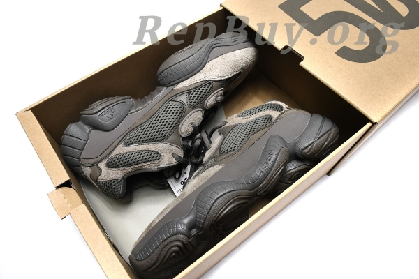 Top Version adidas Yeezy 500 Brown Clay GX3606 - 图片 19