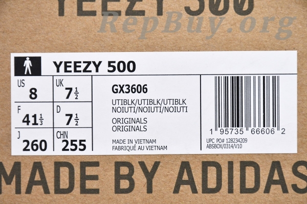 Top Version adidas Yeezy 500 Brown Clay GX3606 - 图片 21