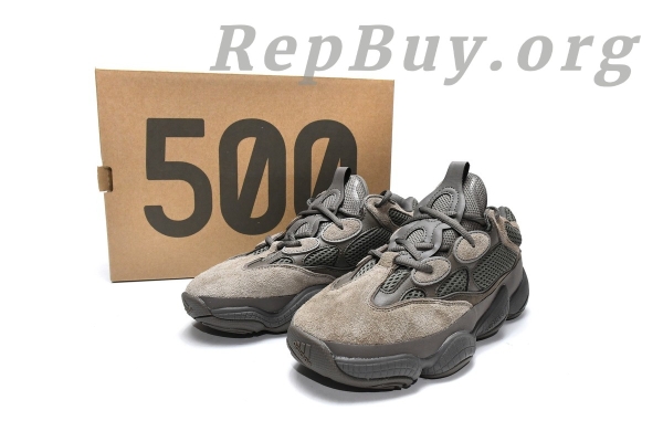 Top Version adidas Yeezy 500 Brown Clay GX3606 - 图片 20